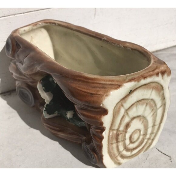 Antq Thames Ceramic Red Pixie Elf MCM 50s Christmas Woodland Planter MCM Lot HTF - Picture 8 of 16